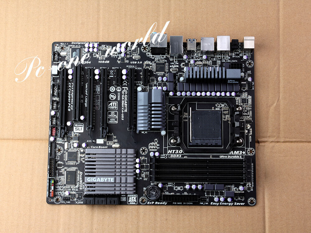 Gigabyte GA-990FXA-UD3 Socket AM3+ DDR3 AMD 990FX USB3.0 SATA 6Gb/s motherboard