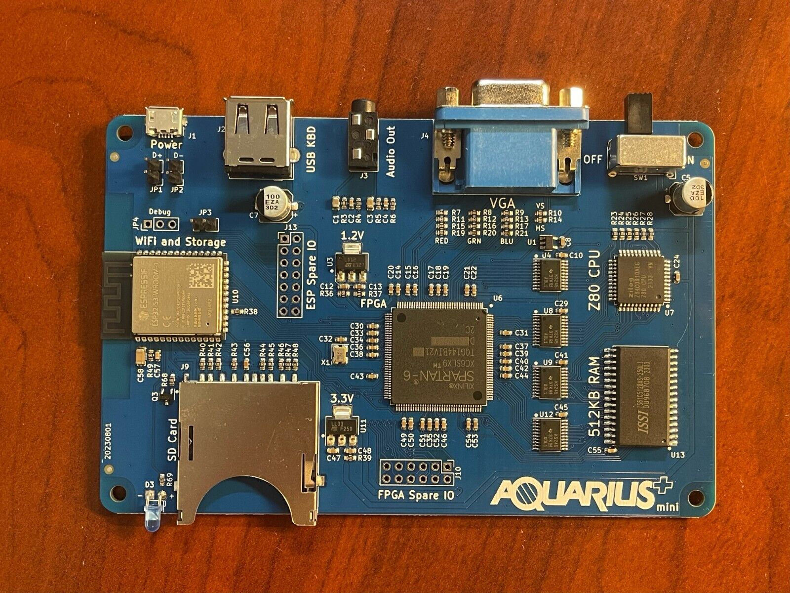 NEW Aquarius+ Mini 8Bit Retro Computer System - Assembled PCB ONLY