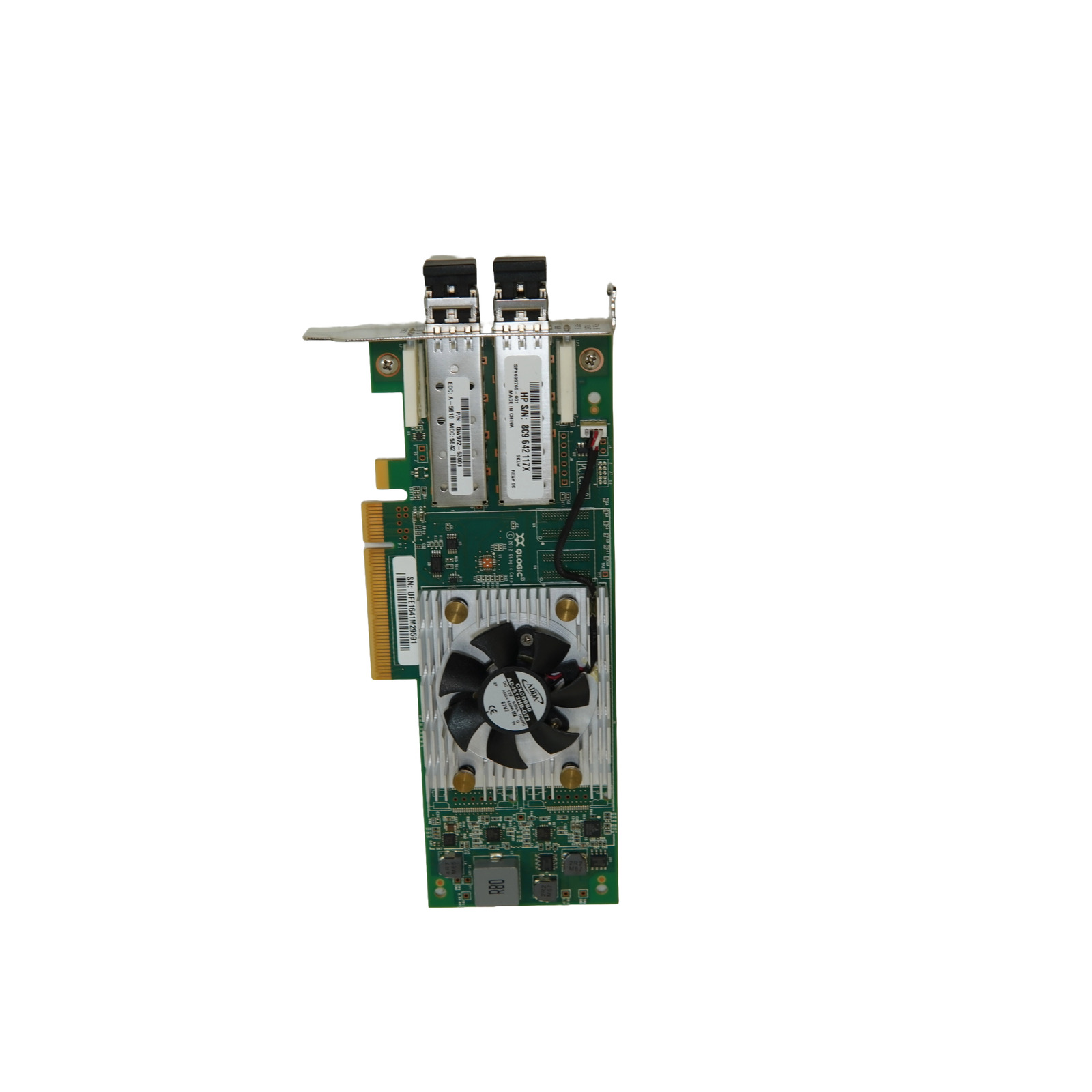 HP / QLogic 2-Port 16GbFC PCIe x8 Fiber Channel HBA Host Bus Adapter QW972-63001