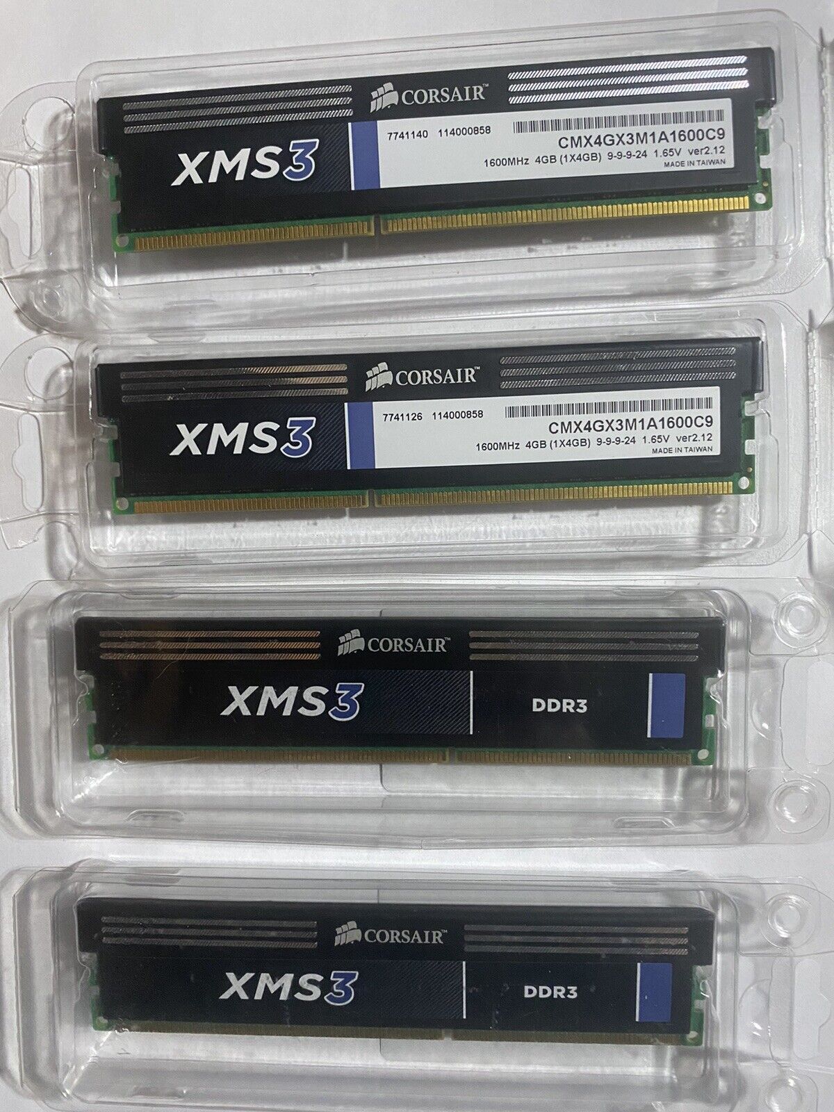 XMS3 4x4GB DDR3-1600MHz  DDR 3 XMS3