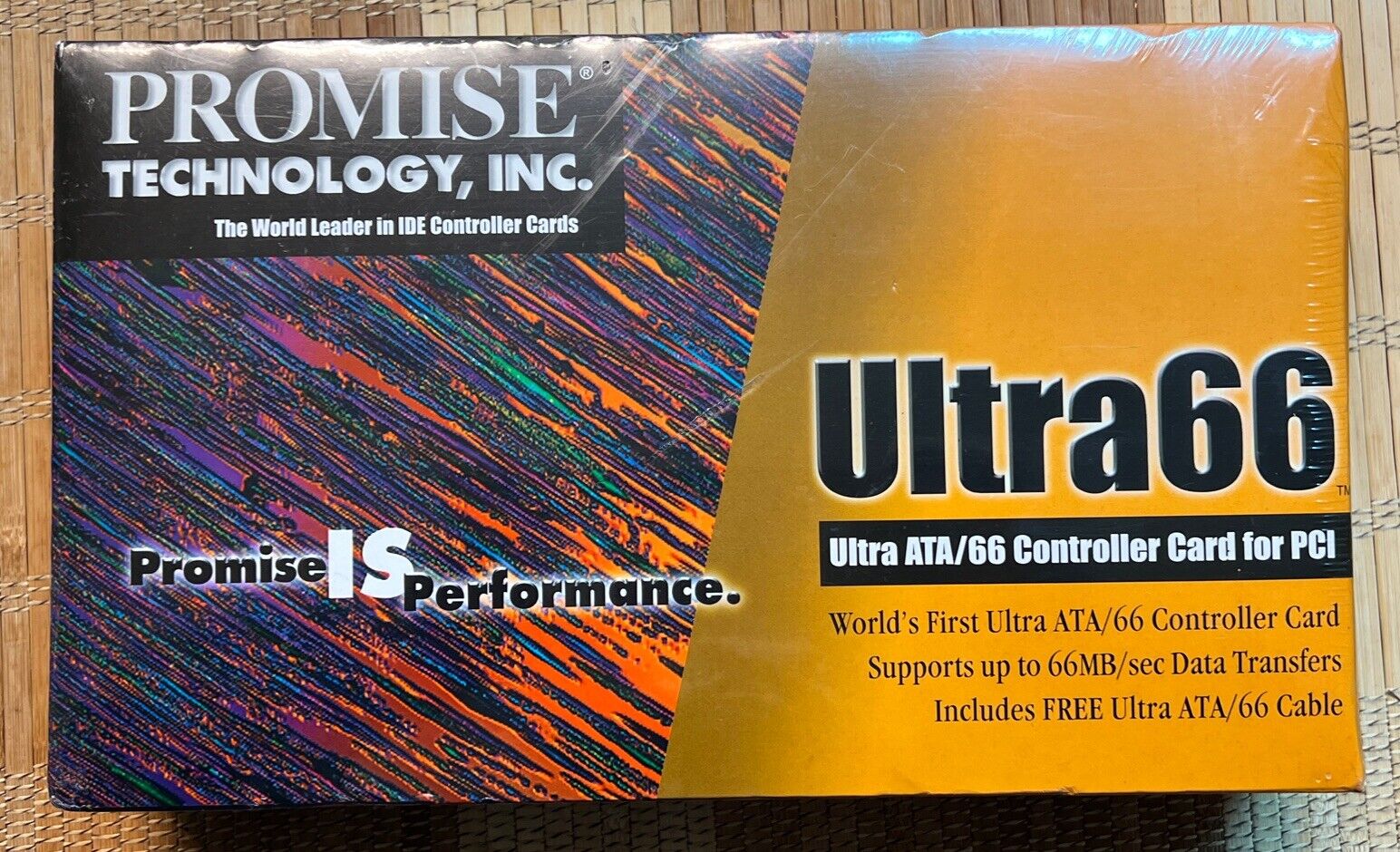 Promise Technology Ultra66 Ultra ATA/66 PCI Controller Card.