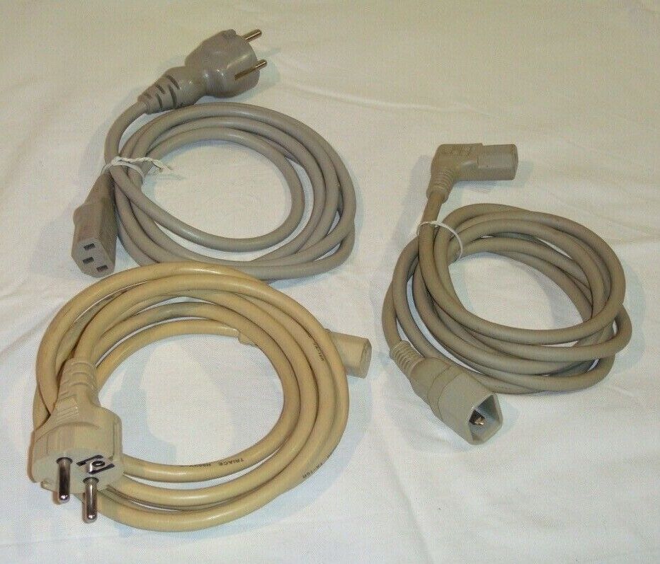 Original Apple 1997 Vintage Power supply cables LOT Power Machintosh 7100/80, G3