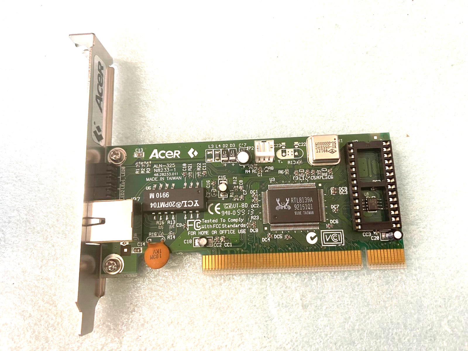 VINTAGE OEM DIRECT ACER ALN-325 PCI 10/100 RJ45 FAST ETHERNET CARD RM2-LAN4