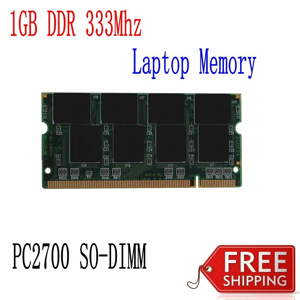 10GB 8GB 4GB 2GB 1GB DDR PC2700 333Mhz Laptop Memory 200Pin Non-ECC DIMM RAM LOT