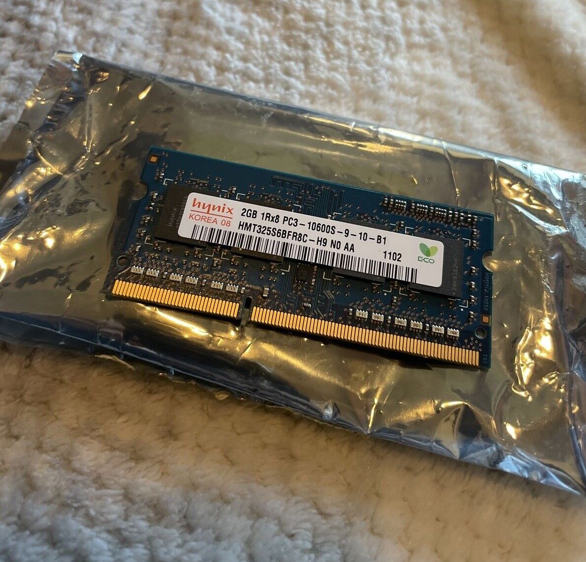 USED 2GB HMT325S6BFR8C-H9 GENUINE HYNIX LAPTOP RAM MEMORY MODULE DDR3 PC3-10600