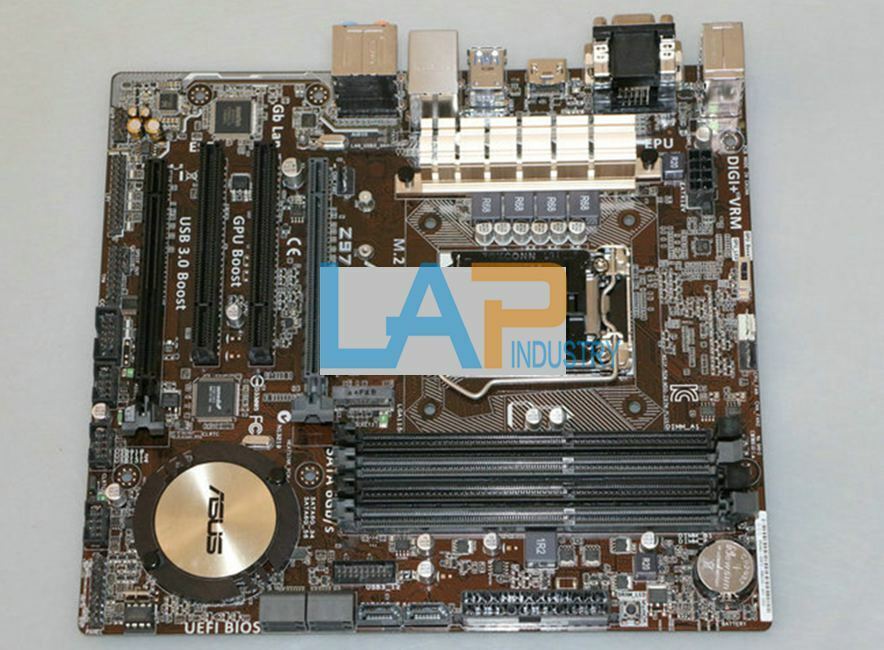 For ASUS Z97M-PLUS USB3.0 HDMI LGA 1150 DDR3 mATX Intel Z97 Desktop Motherboard