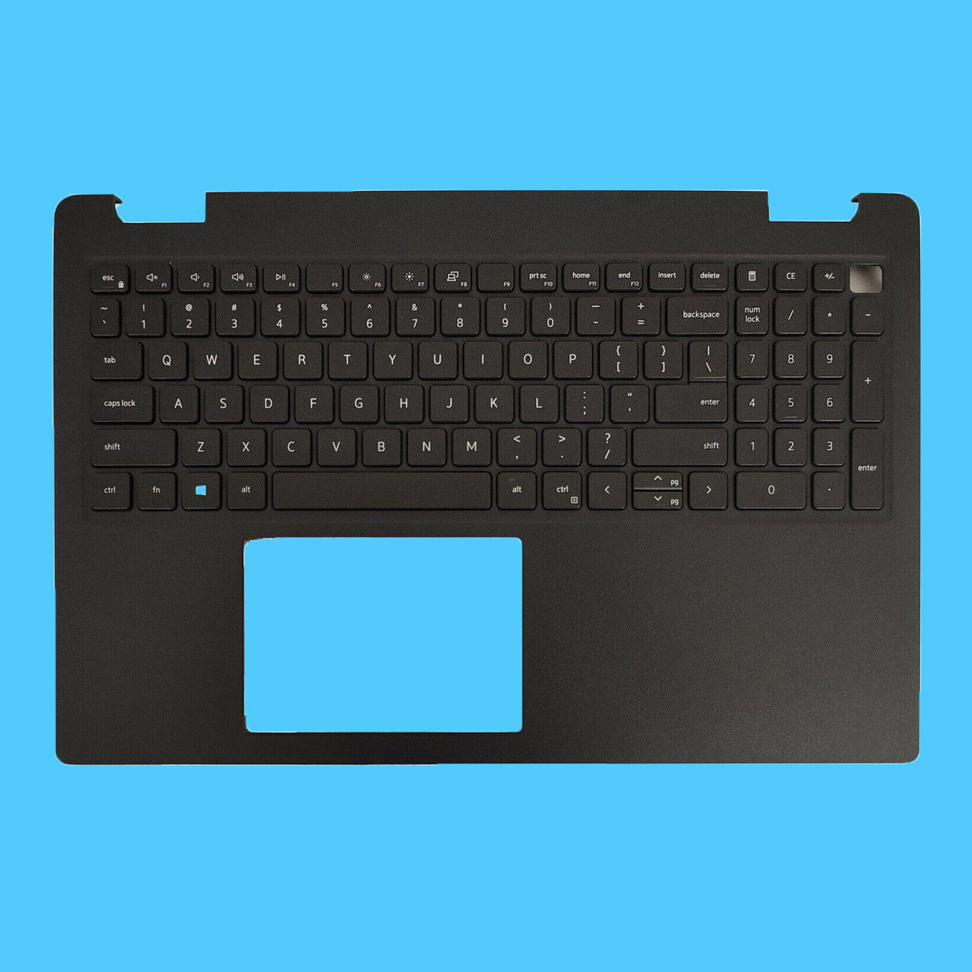 New Palmrest Upper Case Keyboard Non-Backlit For Dell Latitude 3520 E3520 0DJP76