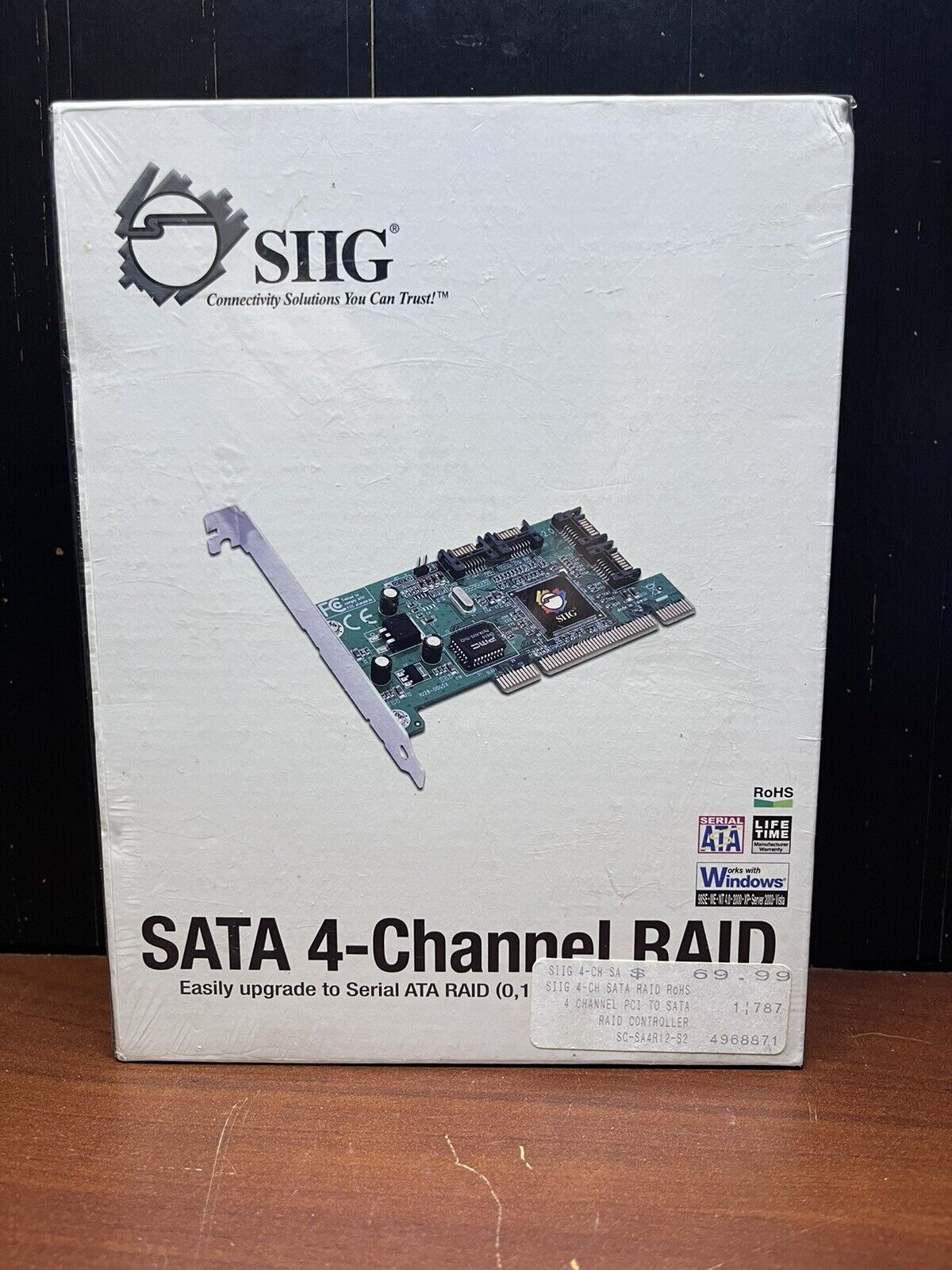 SIIG Sata 4-Channel RAID New in Box SC-SA4R12-S2
