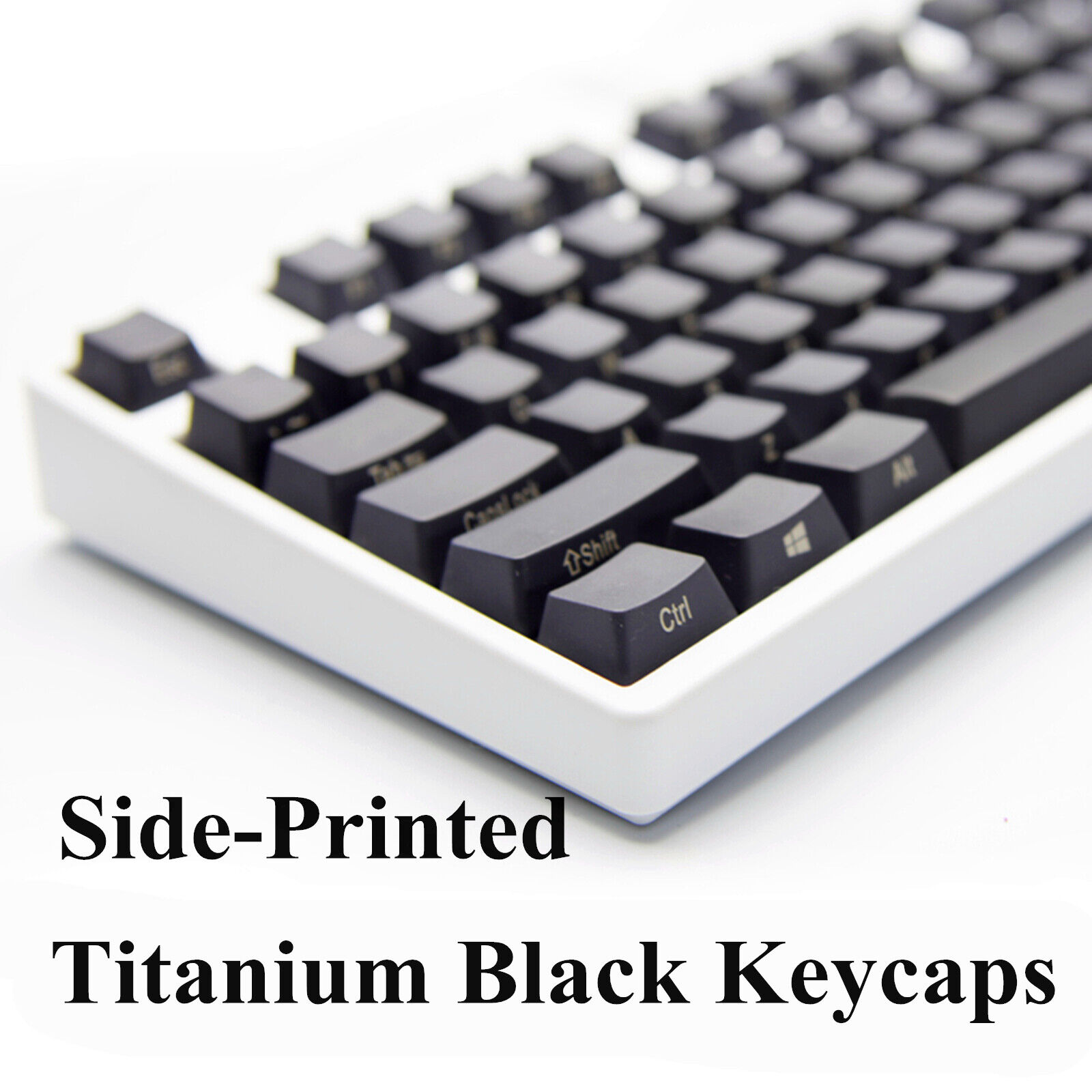 104 Thick PBT Keycap Top Side Non Printed Blank Keycaps for Cherry MX Keyboards