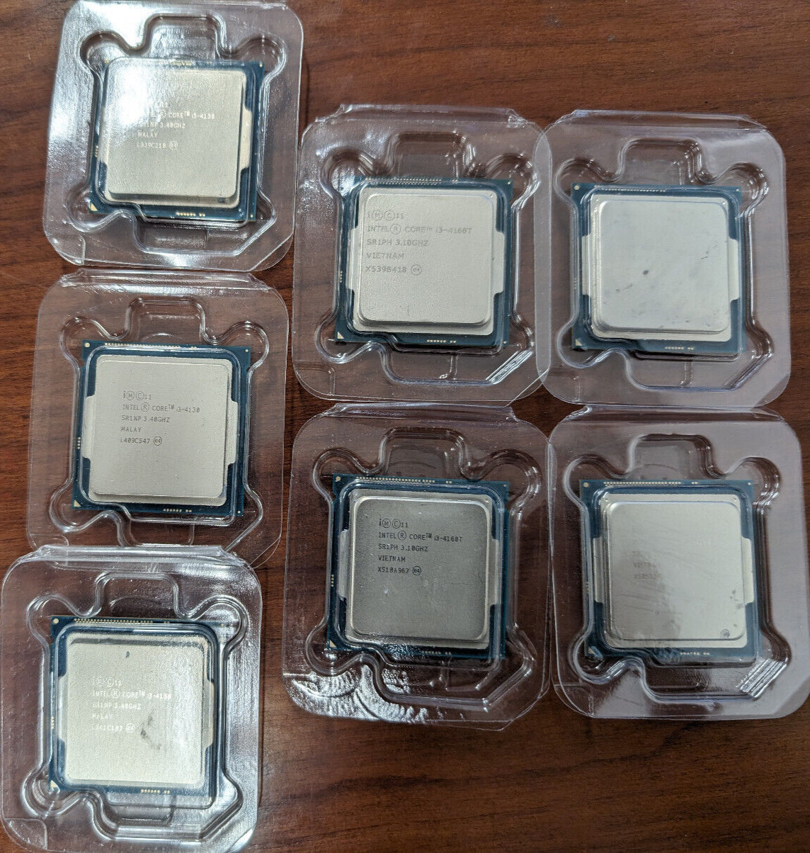 Lot of 7 Intel Core i3-4130 i3-4160 i3-4160T  Dual-Core CPU Processor  LGA1150