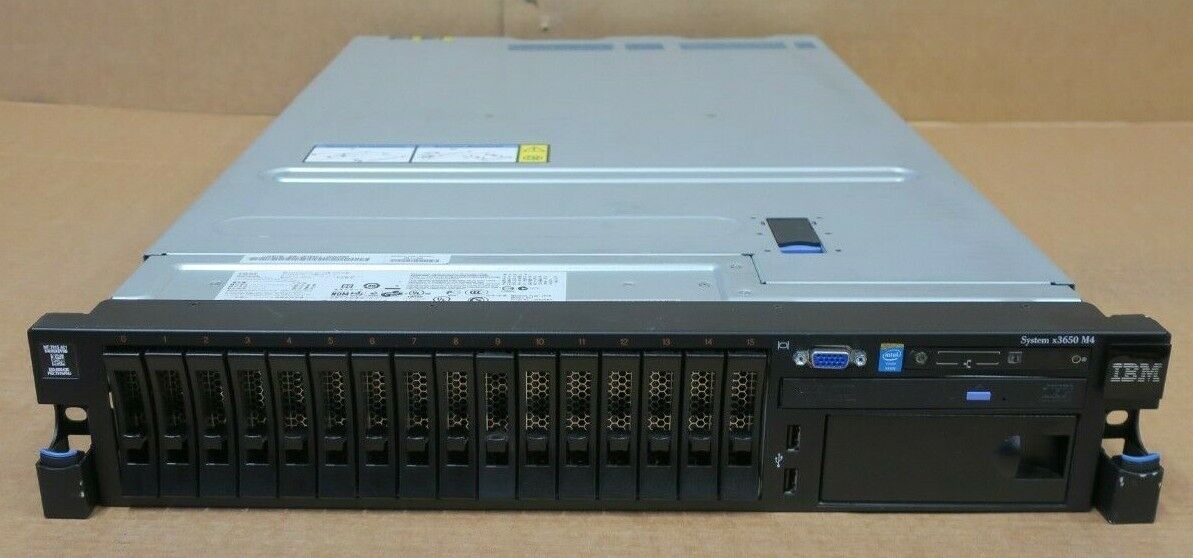 IBM System x3650 M4 7915-AC1 2x 6C E5-2630 96GB Ram 16x 2.5