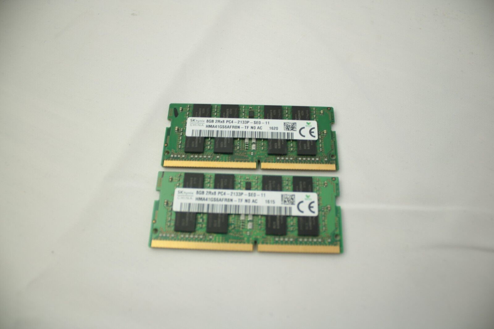16 GB *LOT OF 2* 8GB 2Rx8 PC4 Laptop RAM Assorted speeds- 2133, 2400, 2666