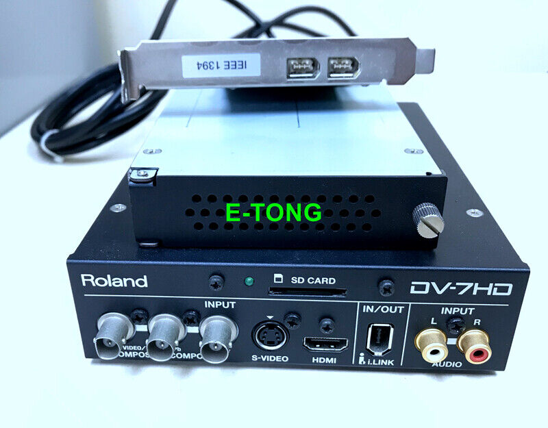 Roland DV-7HD 1394 card HD VIDEO WORKSTATION