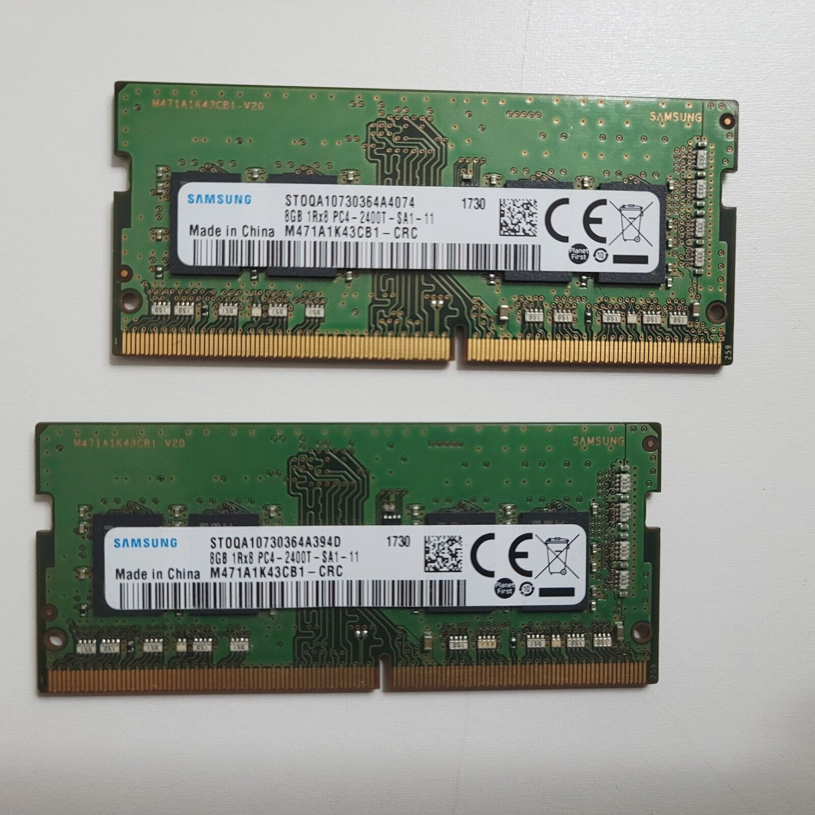Samsung 16GB(2x8GB) PC4-2400T Lap Top Memory RAM