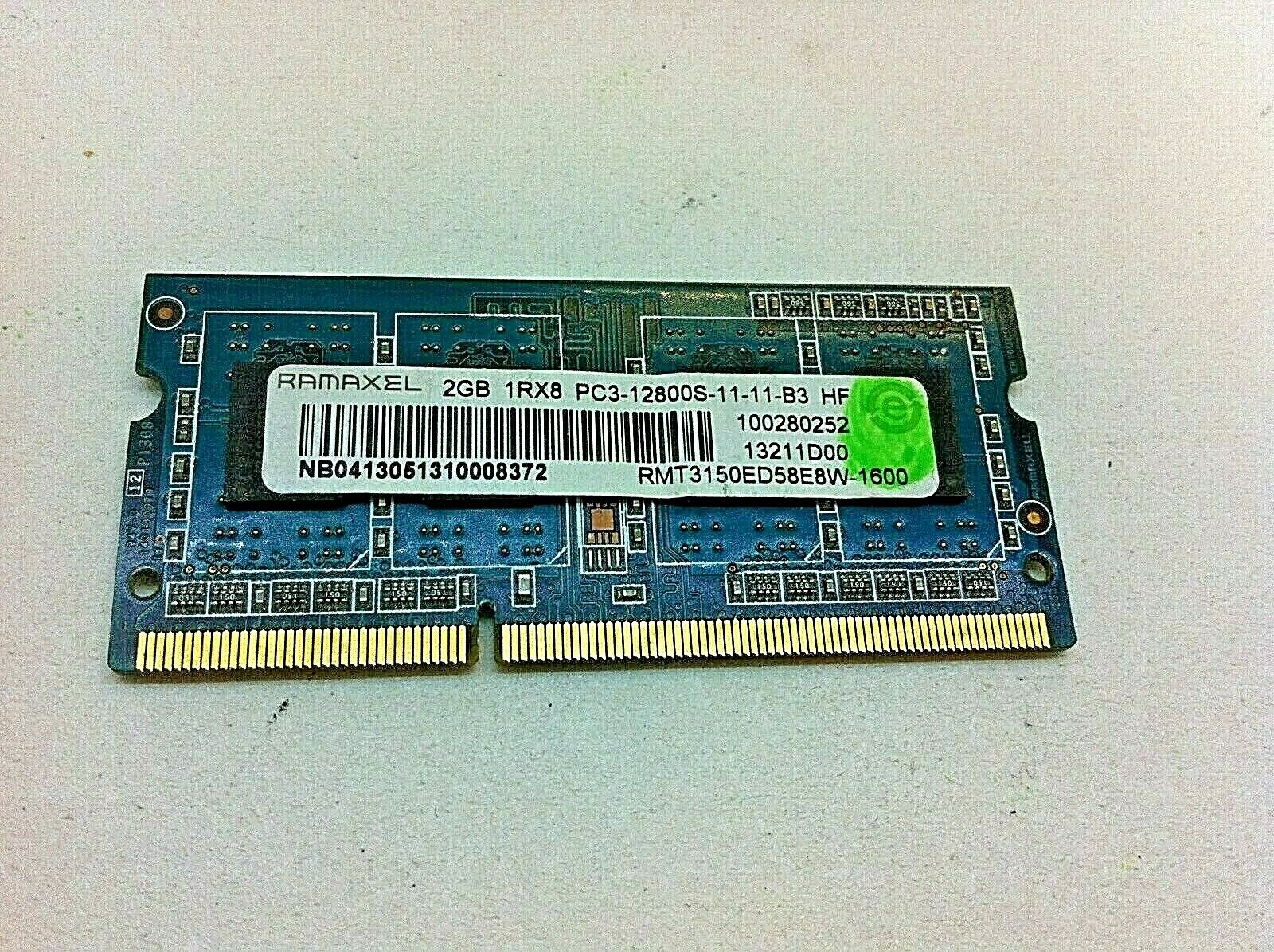 Genuine - Lenovo 03X6560 Memory 2GB DIMM 204-pin Ramaxel DDR3 SDRAM 1600 MHz 118