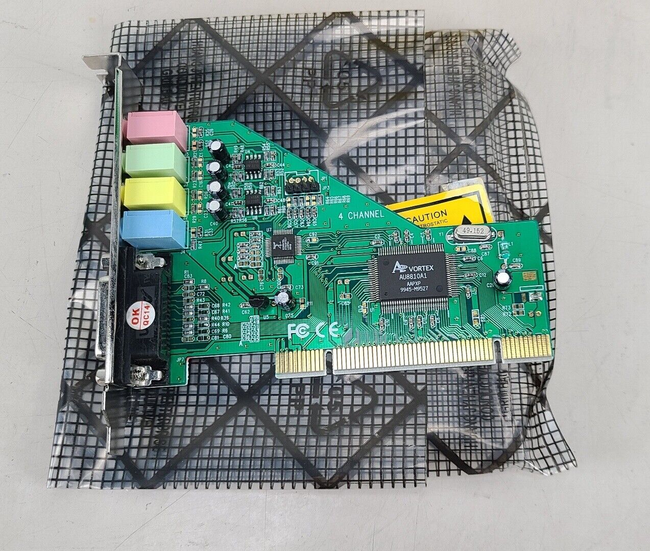 Vintage Crystal Vortex AU8810 PCI Sound Card UNUSED