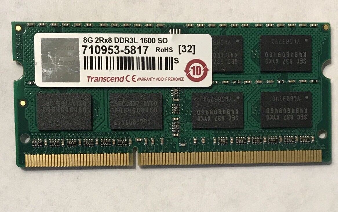 Transcend 8GB DDR3L 1600 SO-DIMM CL11 2Rx8