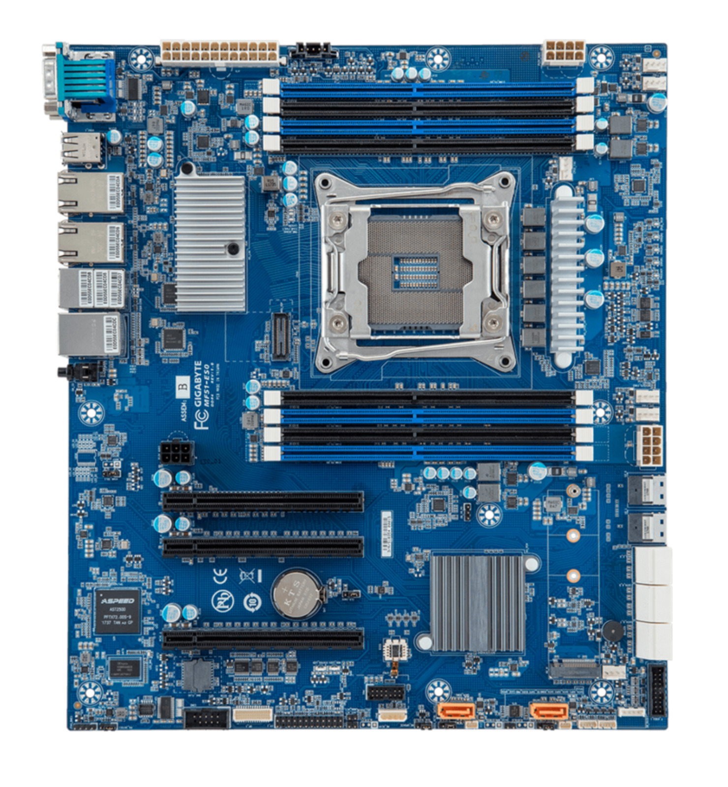 GIGABYTE MF51-ES0 Motherboard Intel LGA 2066 C422 Chipset w/ 10GbE , 3x PCIe x16
