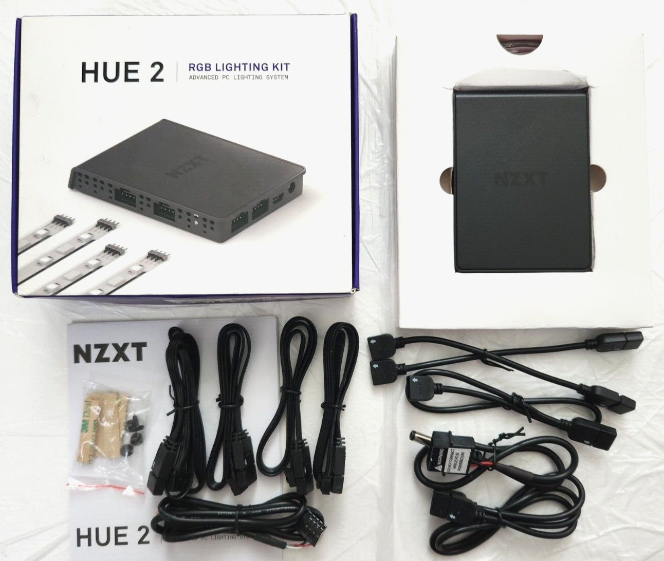 New  NZXT HUE 2 RGB Lighting Kit - Advanced PC Lighting System  - 