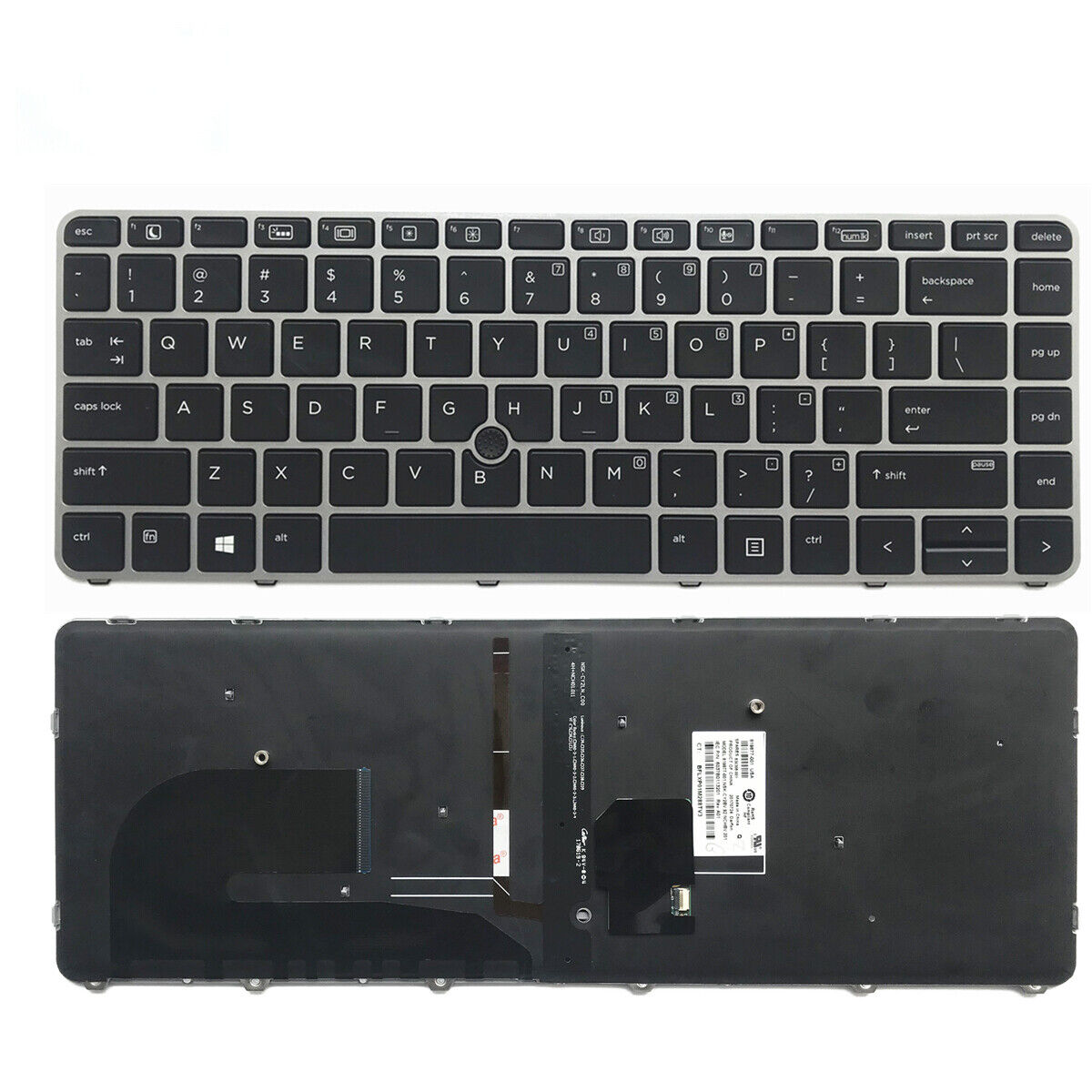 New Backlit Keyboard For HP EliteBook 840 G3 745 G3 840 G4 745 G4 819877-001 USA