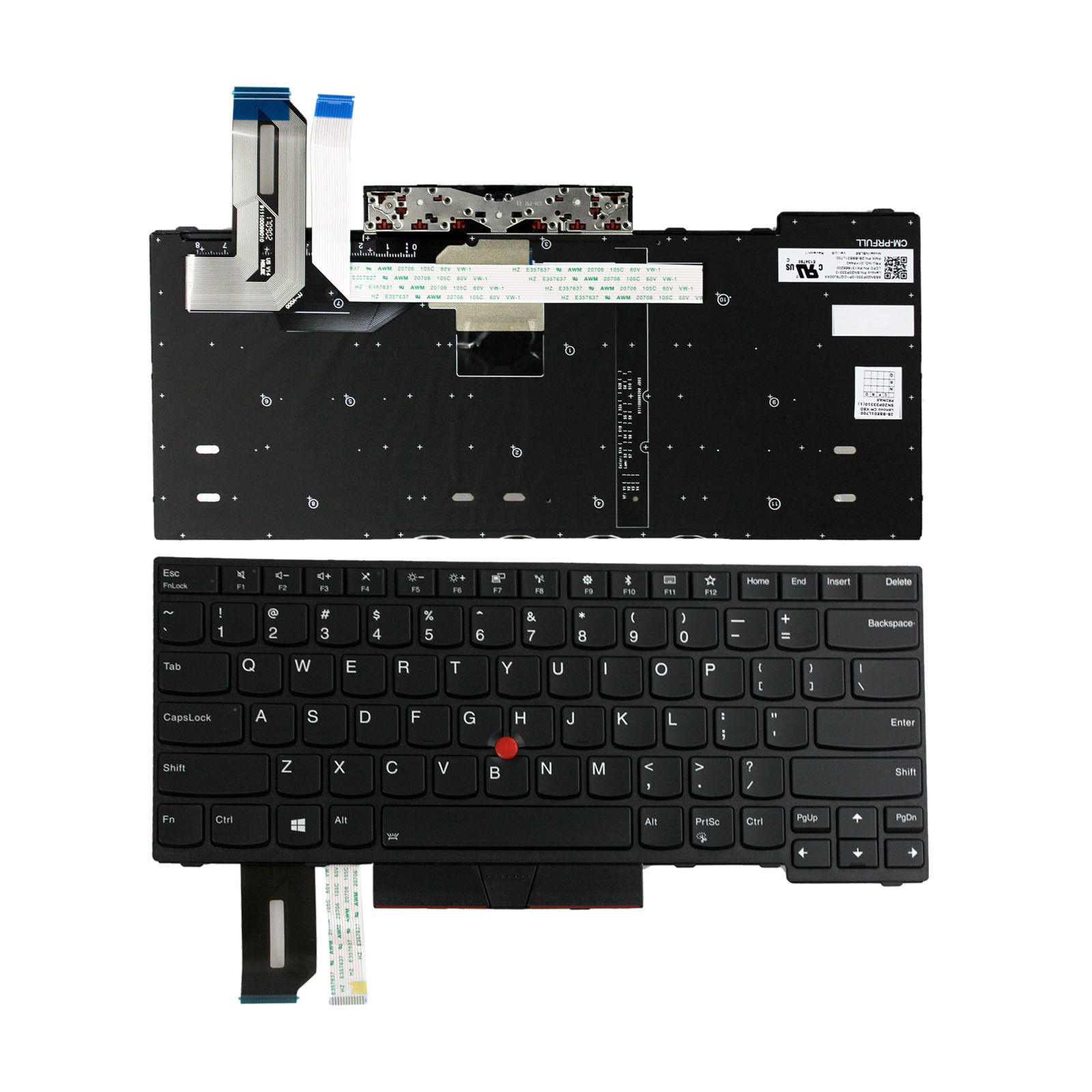 FOR Lenovo ThinkPad E480 L480 L380 T490 Yoga T480s US Keyboard Backlit 01YP520 