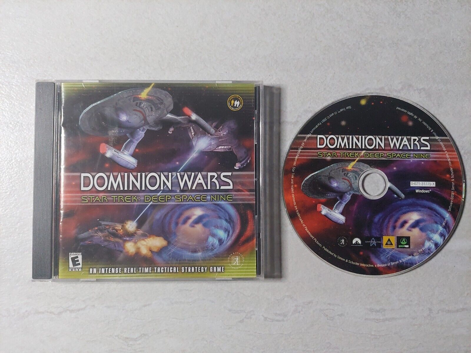 Star Trek Deep Space Nine  Dominion Wars ( PC\CD Windows 95\98\ME\2000)