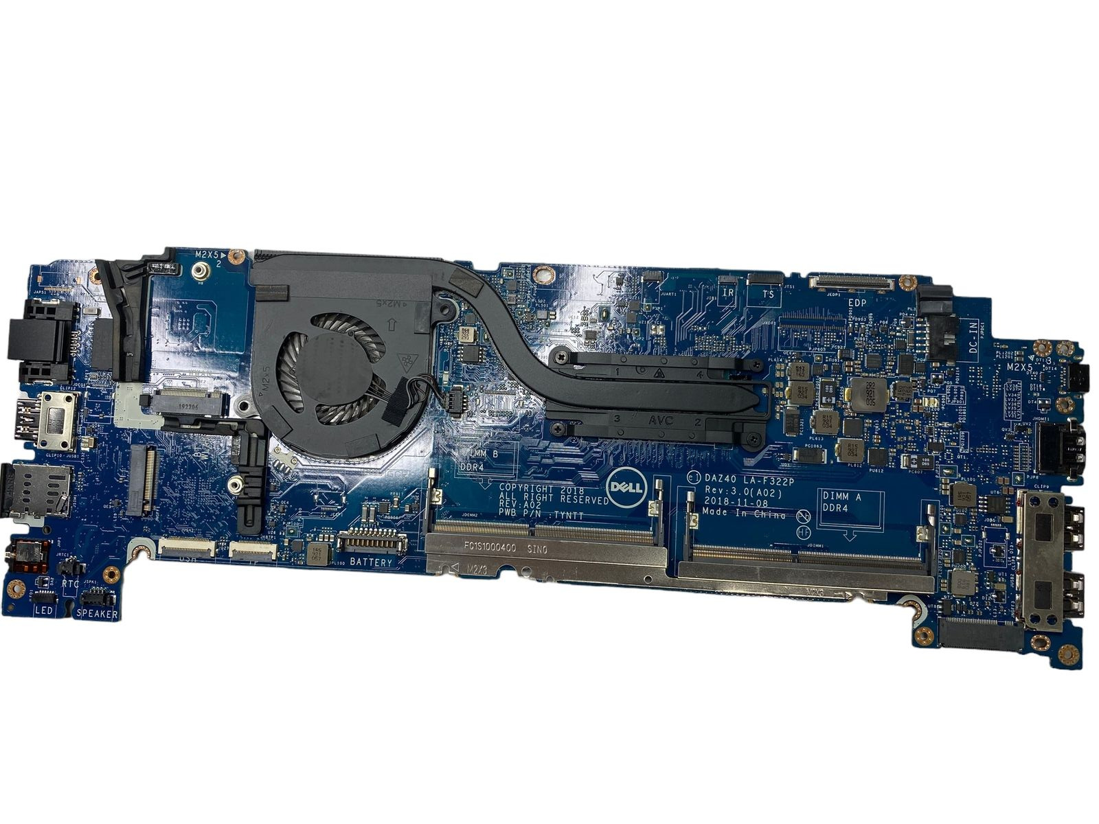 Dell Latitude Motherboard 7490 | i7-8650U 1.9Ghz | Fully Functional