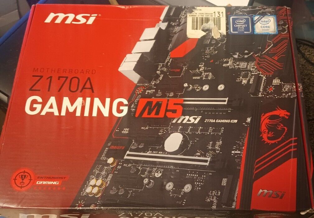 MSI Z170A Gaming M5 LGA 1151/Socket H4, Intel Motherboard