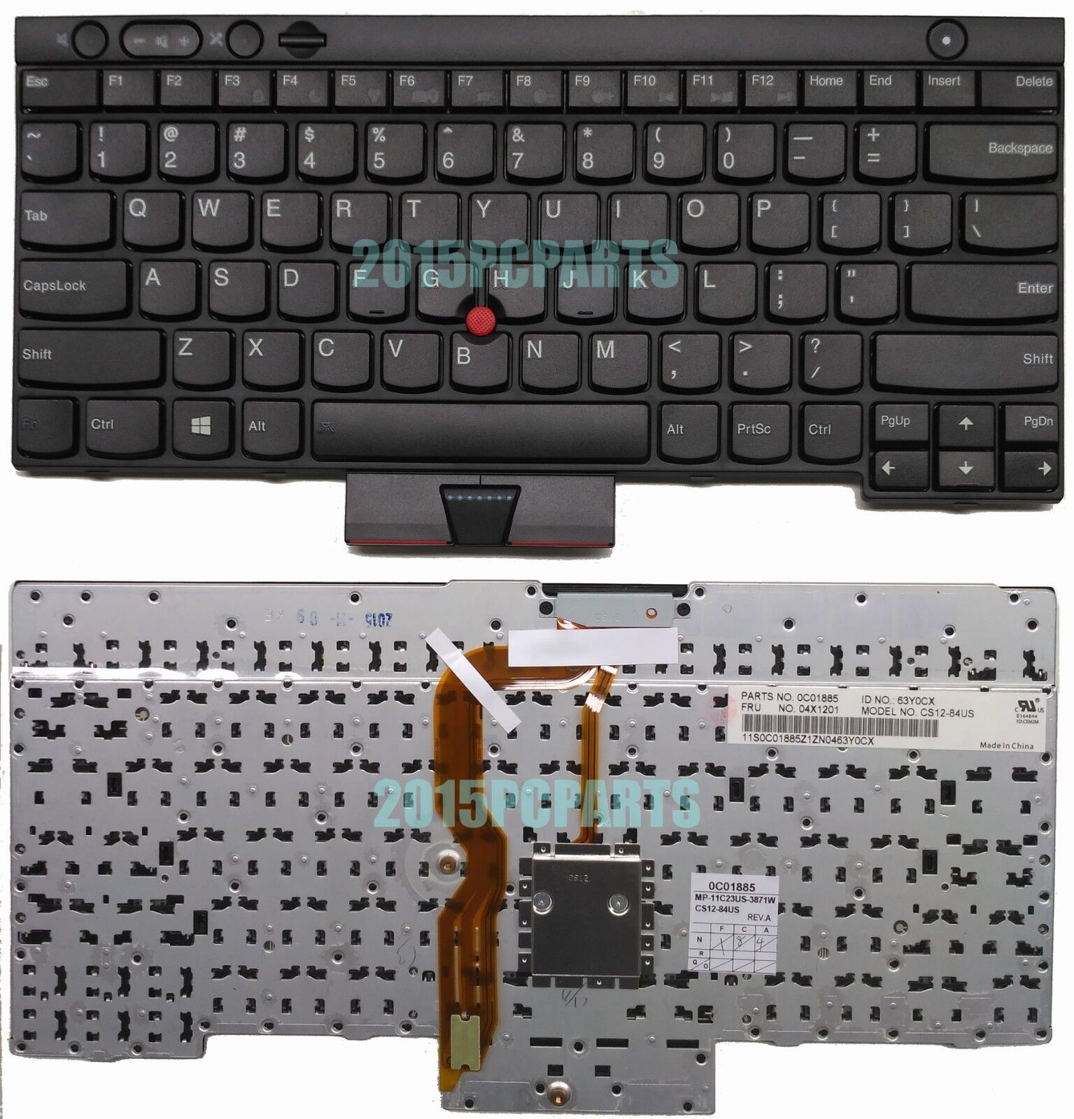 Original New Black Lenovo ThinkPad T530 T530s T530i US Keyboard