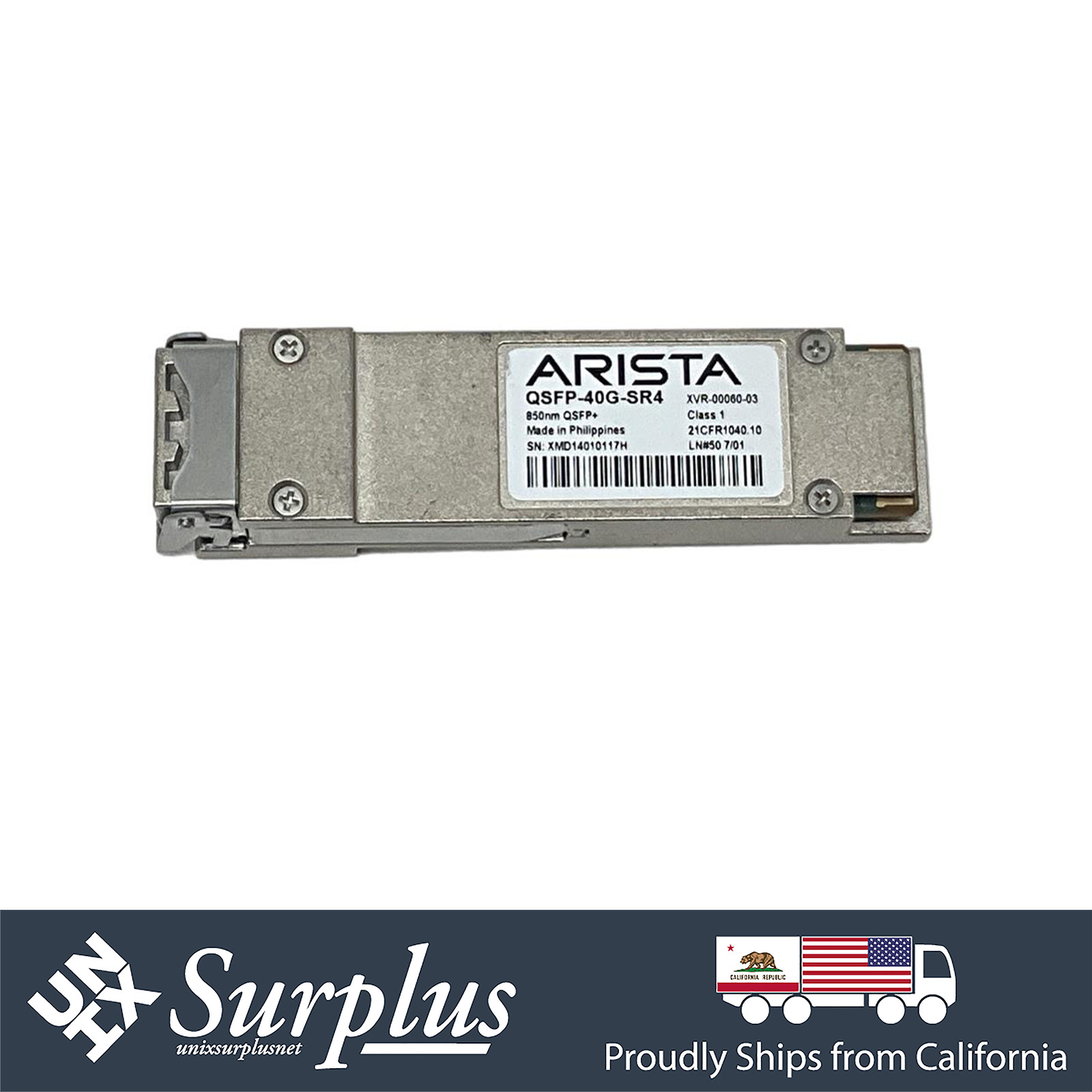 Arista Original 40GbE SR QSFP+ Optic Transceiver MPO QSFP-40G-SR4 Module