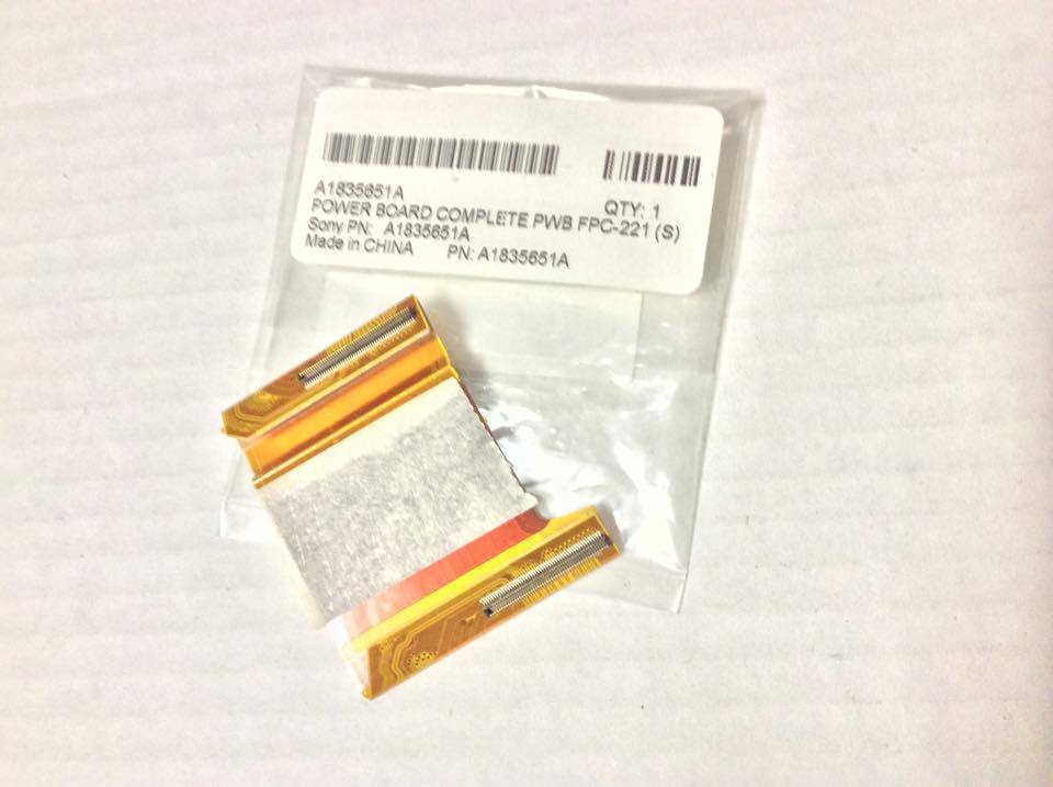 NEW SONY A1835651A Power Board Complete PWB FPC-221 (S) Connector Flex Cable
