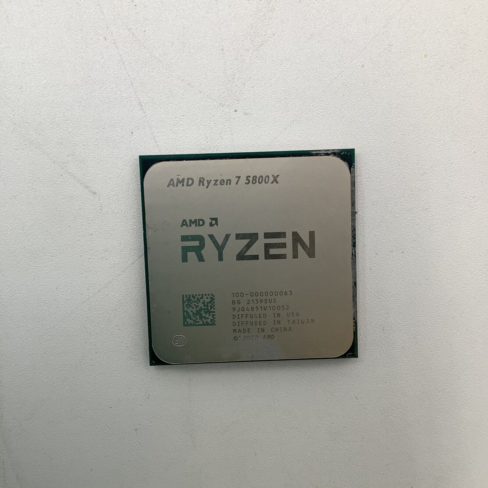 AMD Ryzen 7 5800X AM4 8 Core 3.8GHz 16 Thread Desktop Processor