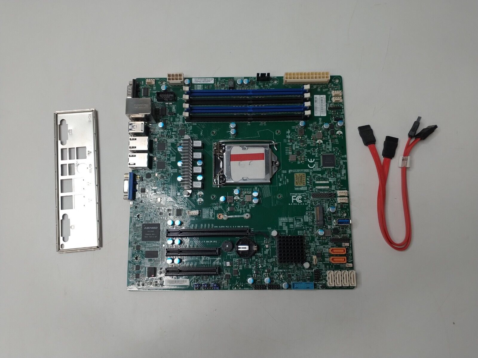 mATX Motherboard Super Micro X11SCL-F REV: 1.01, LGA 1151, 4x DDR4, w/ IO Plate