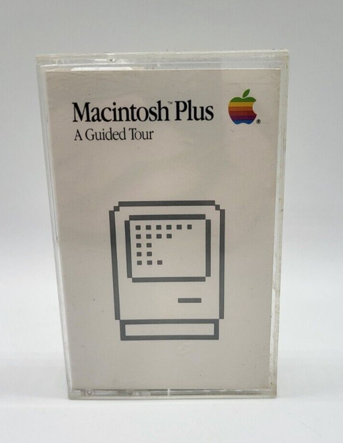 Macintosh Plus A Guided Tour Apple Computer Vintage Audio Cassette 1986 1980s