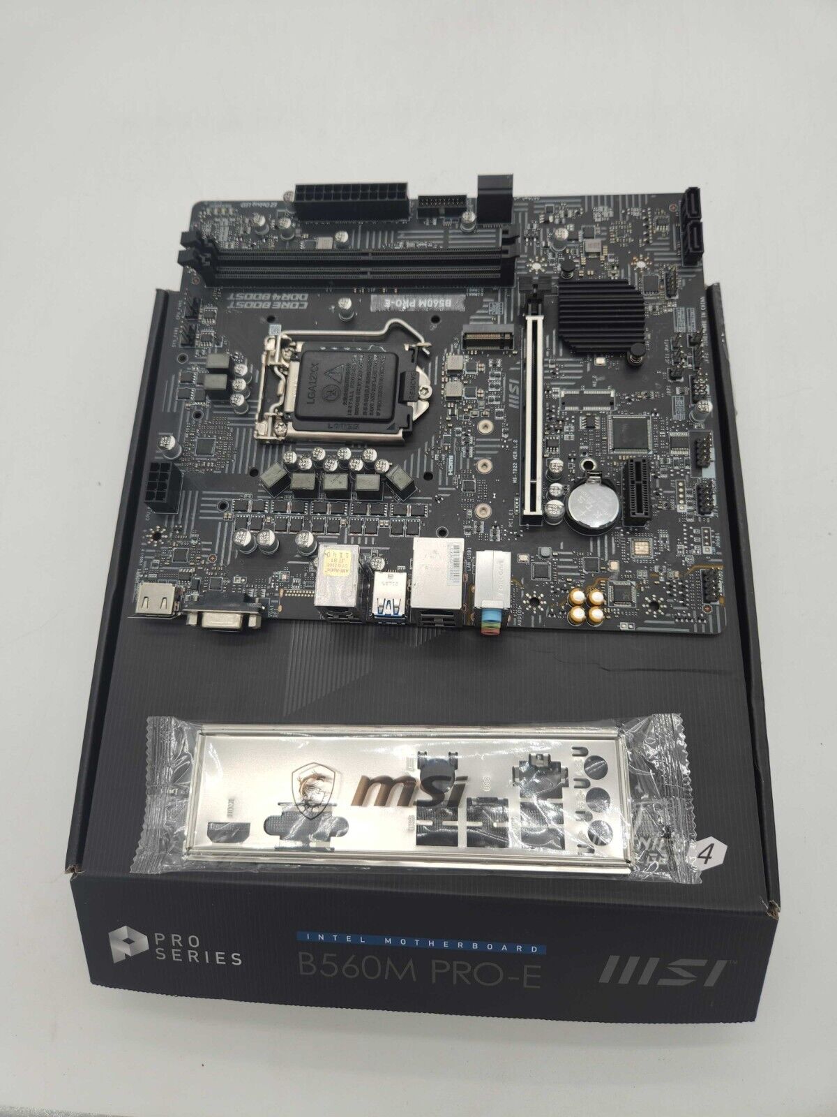 MSI B560M PRO-E LGA 1200 Intel B560 SATA 6Gb/s Micro ATX Motherboard