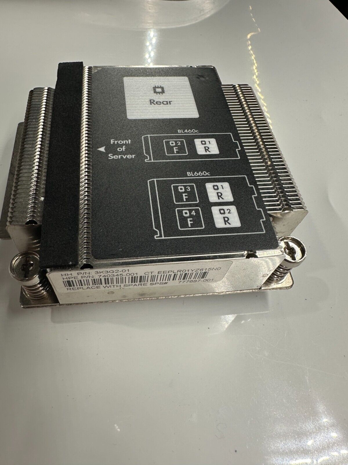 HP BL460c G9 Gen9 CPU-1 Heatsink 777687-001