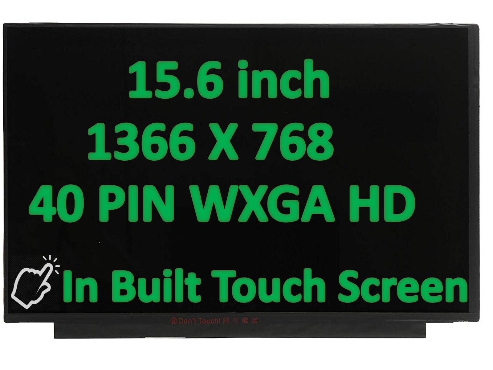 NT156WHM-T03 V8.1 Replacement Touch Panel 15.6 HD LCD Touch Screen Digitizer