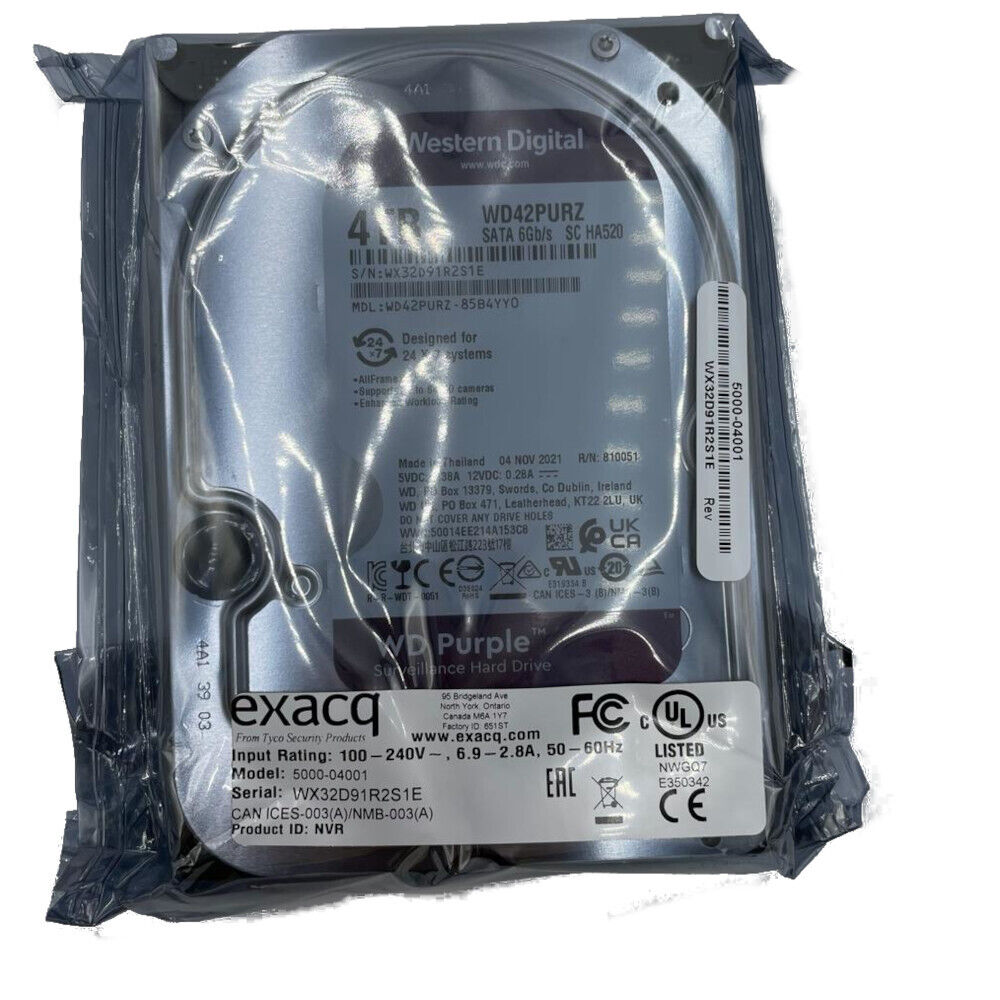 Exacq 5000-04001 4TB Spare/Replacement Hard Drive