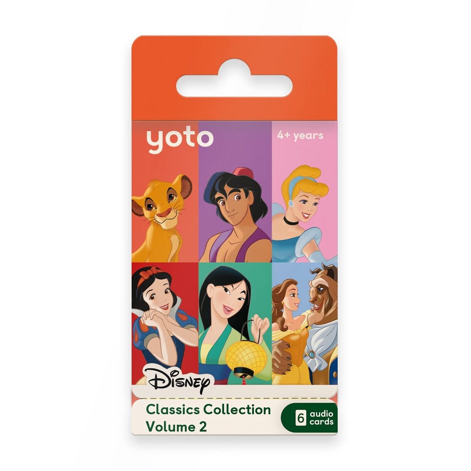 Yoto Disney Classics Collection: Vol. 2 – Kids 6 Audiobook Cards for Use w