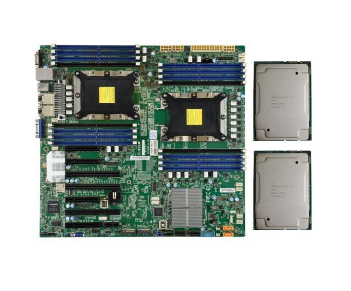 Supermicro X11DPH-i  LGA3647 Server Motherboard With 2x Intel Xeon Gold 6138 CPU