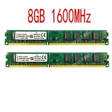 Kingston 16GB Kit 2x 8GB PC3-12800U DDR3 1600MHz KVR16N11/8 Desktop Memory RAM picture