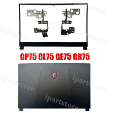 New Back Cover + Bezel +Hinges For MSI Raider GP75 GL75 GE75 MS-17E1 MS-17E3 USA picture