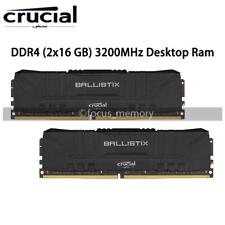 Crucial Ballistix 32GB (2x 16GB) PC4-25600 DDR4-3200 Desktop Memory 288pin 1.35V picture