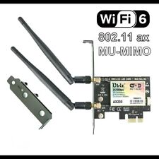 Ubit AX WiFi 6 WiFi Card Dual Band 3000 Mbps AX200 PCIE Wireless WLAN WiFi Card picture