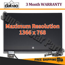 LCD TouchScreen Display Full Assembly W/ Hinge For HP Pavilion X360 14-dw 14m-dw picture