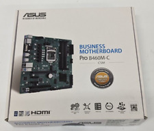 New Sealed - Asus Pro B460M-C LGA1200 DDR4 PCIe3.0 Micro ATX Motherboard picture