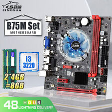 B75M Motherboard Kit Set W/ Intel Core I3-3220 LGA 1155 & 8GB DDR3 RAM & CPU Fun picture