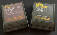 STAR RAIDERS CXL4011 AND QIX CLX4027 ATARI GAMES 400/800/1200 (SEE DESCRIPTION) picture