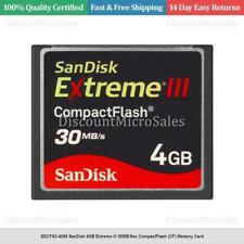 SDCFX3-4096 SanDisk 4GB Extreme III 30MB/Sec CompactFlash (CF) Memory Card picture