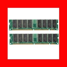 COMPAQ 2x128MB DDR  PC133 U-333 133MHz CL3 DIMM Desktop Memory 256MB TOTAL Pair picture